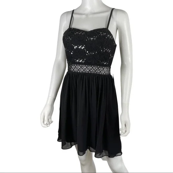 black fit and flare dress juniors Alex & Sophia Juniors' Strapless Layered-Hem Fit Flare Dress